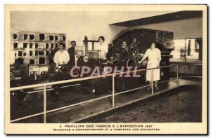 Old Postcard Tobacco Flag Tobacco has the & # 1937 39exposition Machines make...