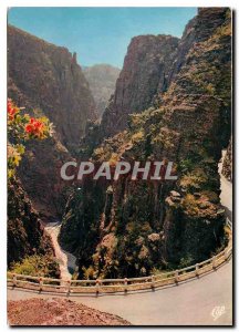 Postcard Modern Daluis Gorges At rock bottom var