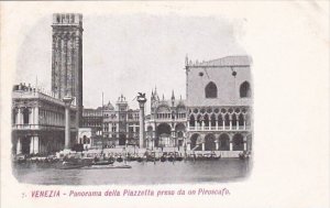 Italy Venezia Panorama della Piazzetta preso da un Piroscafo