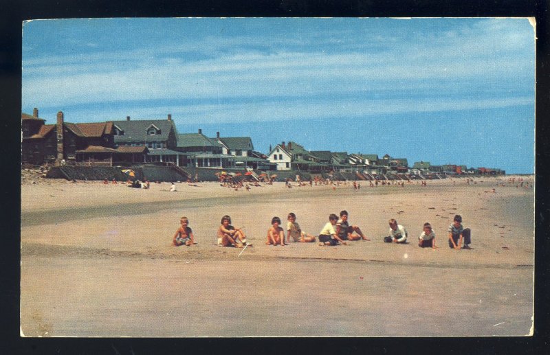 Marshfield, Massachusetts/MA Postcard, Green Harbor beach Looking North, 1974!