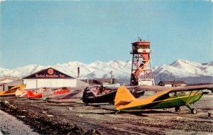 Postcard Merrill Field Airport Anchorage AK United Aviation 76 Private Pilot Hub
