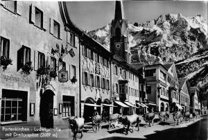 BG28837 partenkirchen ludwigstrasse mit dreitorspitze    germany   CPSM 14x9cm