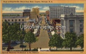 Fayetteville Street in Raleigh, North Carolina