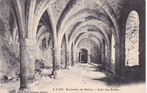 Switzerland Souterrain de Chillon Salle des Gardes