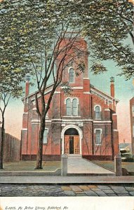 BIDDEFORD MAINE~McARTHUR LIBRARY 1900s POSTCARD 