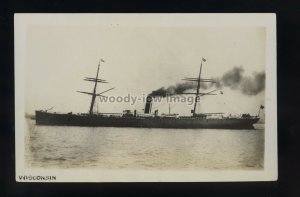 LS2206 - UK Liner - Wisconsin, built 1870 - postcard