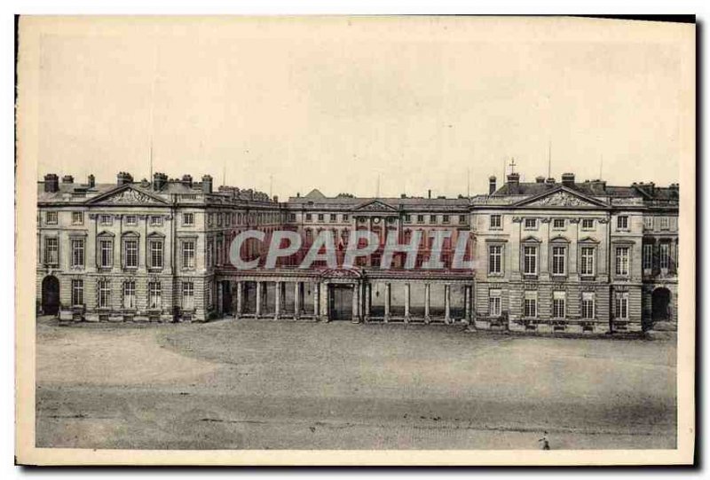 Postcard Old Chateau de Compiegne frontage to the Place d'Armes