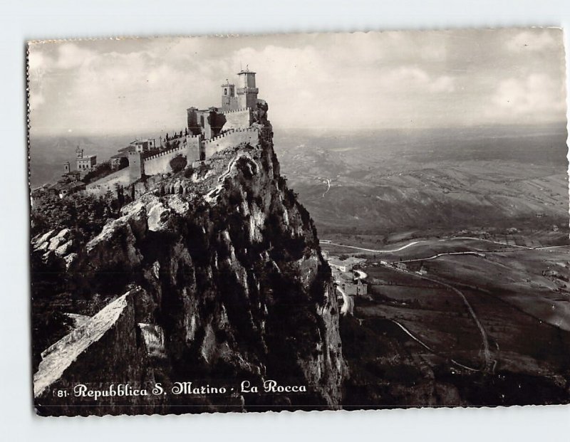 Postcard La Rocca, Repubblica San Marino, San Marino