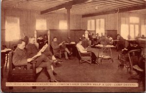 Postcard Reading Room Y.W.C.A. Hostess House at Camp Devens, Massachusetts