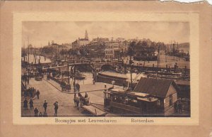 Netherlands Rotterdam Boompjes met Leuvenhaven