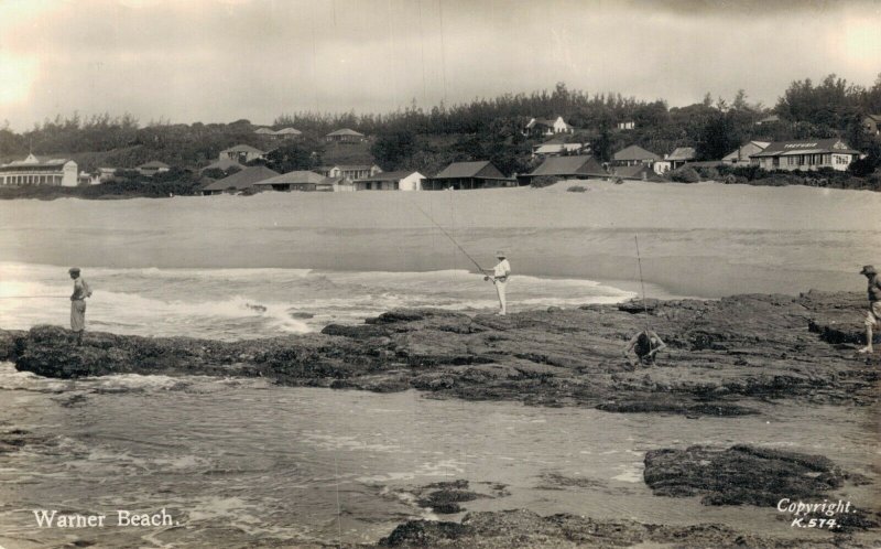 South Africa Warner Beach RPPC 06.44