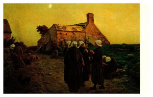 Postcard Art WI Oshkosh - Evening in the Hamlet of Finisterre - Paine Art Center