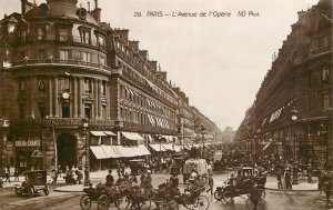 France Paris Opera Avenue 1911 