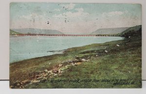 Harrisburg Pennsylvania Rookville Bridge Stone Bridge 1909 Frankford Postcard C6