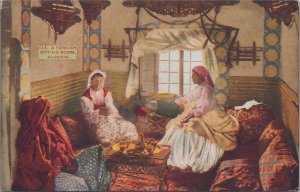 Postcard Turkish Sitting Room Algeria