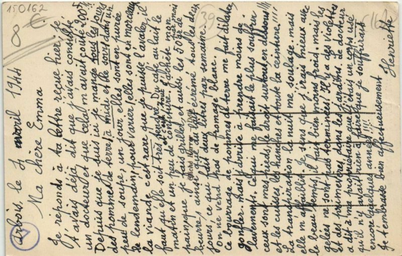 CPA MESNAY ARBOIS La Cuisance (150162)