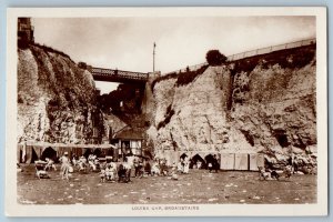 Kent England Postcard Louisa Gap Broadstairs c1920's Antique RPPC Photo