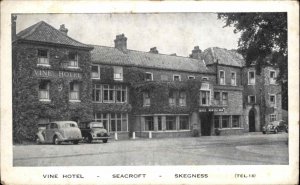 Skegness England Seacroft Vine Hotel c1910 Vintage Postcard