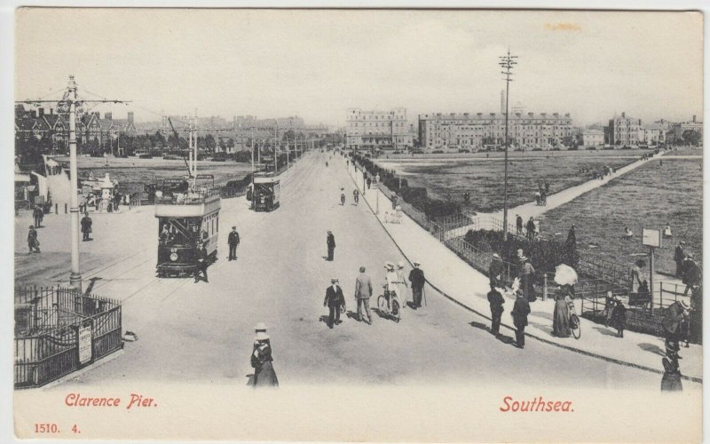 Hampshire; Clarence Pier, Southsea PPC By Hartmann, c 1905-10, Unused 