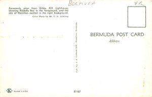 Panoramic View From Gibbs Hill Lighthouse Bermuda Postcard