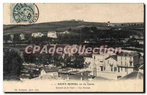 Old Postcard Saint Mihiel in Six Station Avenue Cards