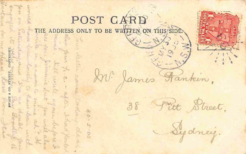 General Post Office Sydney NSW Australia 1905 postcard