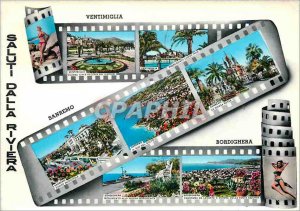 Postcard Modern Riveira dei Flori Greeting Riviera
