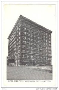 Exterior, Hotel Cape fear,Wilmington, North Carolina,40-60s