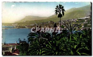 Old Postcard Menton Italian Border