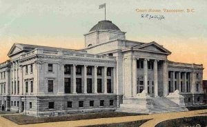 Court House Vancouver BC Canada 1910s postcard
