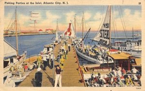 Fishing Parties at the Inlet Atlantic City, New Jersey  
