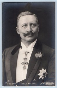 Prussia Germany Postcard Kaiser Wilhelm II German Emperor c1930's RPPC Photo