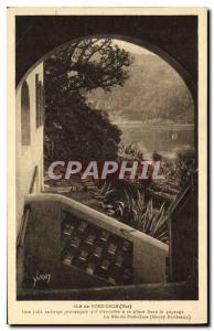 Postcard Old Port Cros Island Var A beautiful Provencal inn that has encardre...