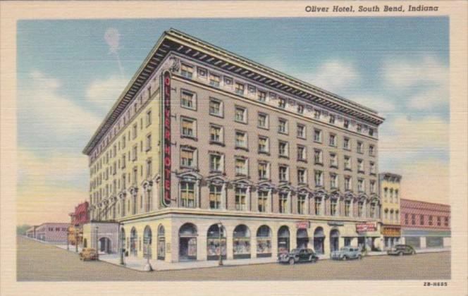 Indiana South Bend The Oliver Hotel Curteich