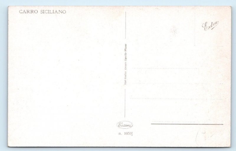 Carro Siciliano ITALY Postcard