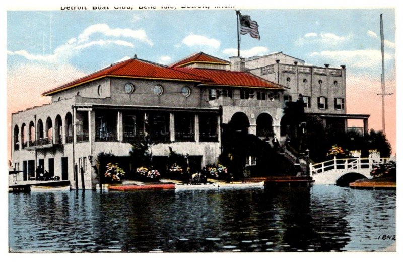 Michigan Detroit Boat Club Belle Isle
