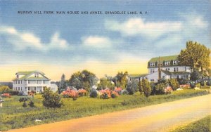 Murray Hill Farm Shandelee Lake, New York Postcard