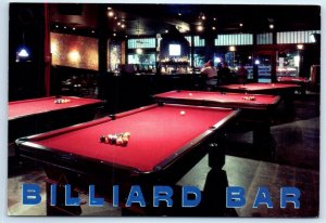 DALLAS, Texas TX ~ Advertising BILLIARD BAR Greenville Avenue  4x6  Postcard