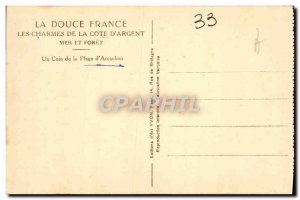 Old Postcard Les Charmes De La Cote D & # 39Argent Sea And Foret A Corner Of ...