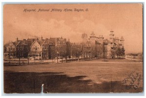 1908 Hospital National Military Home Roadside Dayton Ohio OH Posted Postcard