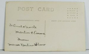 Rppc Lake Ida Norman Co Minnesota Marie Bertine Hilmo b1899 d1934 Postcard O4