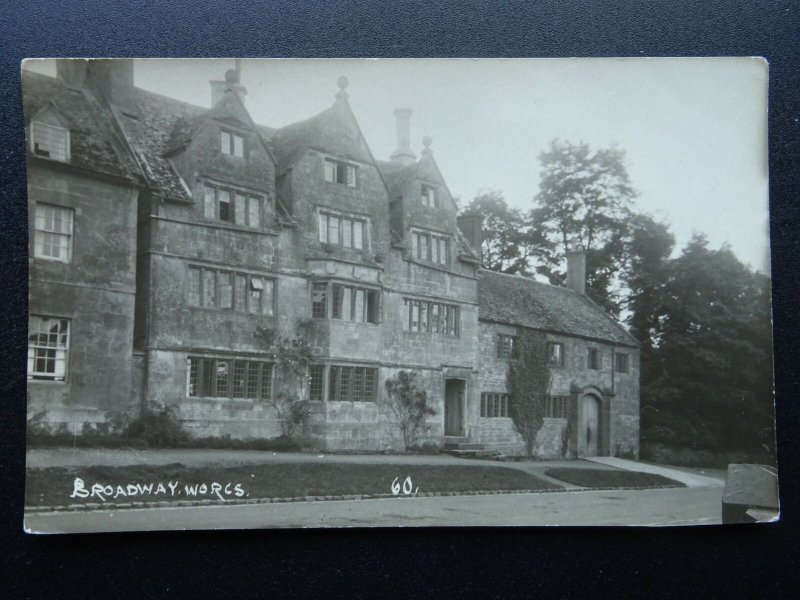 Worcestershire BROADWAY - Old RP Postcard by Percy Simms No.60 