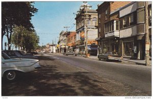 Street View, Classic Cars, CocaCola Sign, La Rue Victoria, Valleyfield, Quebe...