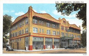 H84/ Orlando Florida Postcard c1915 Avalon Hotel Building 57