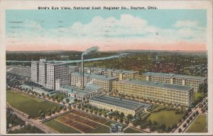 Postcard Bird's Eye View National Cash Register Co Dayton OH