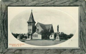 Bloom C-1910 Milbank South Dakota Monument Church Frame Like Postcard 20-6227