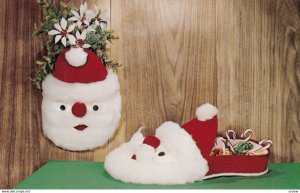 Santa Claus Slippers, 1950-60s