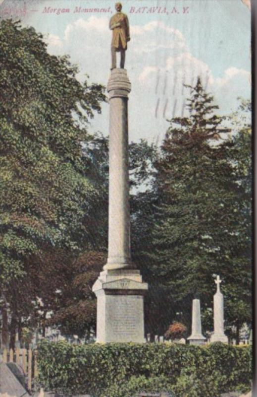 New York Batavia Morgan Monument 1909