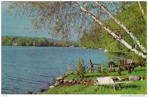 REST. RELAIS 58 MOTEL, ENTREE SUD PARC DEL LA VEPENDRYE, Quebec, Canada, UP-1984