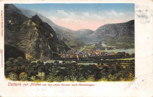 Lot124 cattaro von norden Kotor Montenegro with the old road